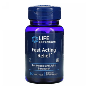 Life Extension, Fast Acting Relief, 60 Softgels