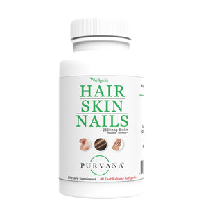 Wellgenix Health, Purvana Hair Skin Nails, 90 Softgels