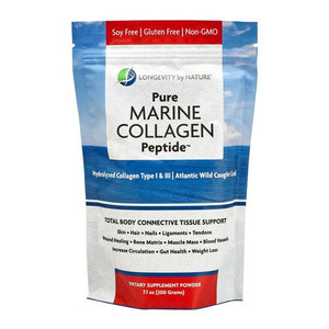 Longevity by Nature, Hydrolyzed Pure Marine Collagen Peptide, 7.1 Oz