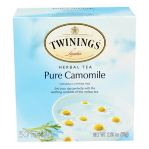 Twinings Tea, Pure Camomile Tea, 50 Bags (Case of 6)