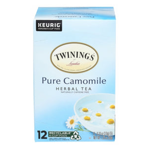 Twinings Tea, Pure Camomile Tea K-Cups, 12 Count (Case of 6)