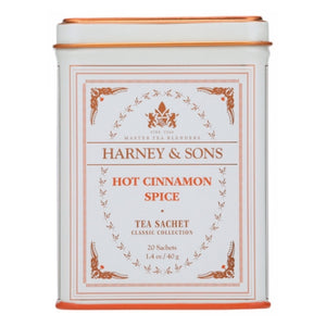 Harney & Sons, Hot Cinnamon Spice Tea, 20 Bags (Case of 4)