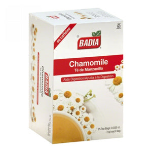 Badia, Chamomile Tea, 25 Bags (Case of 10)