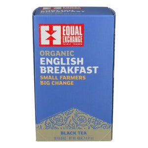 Equal Exchange, Organic English Breakfast Tea, 20 Bags (Case of 6)