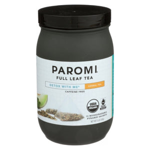 Paromi Tea, Detox With Me Rooibos Organic Tea, 15 Bags (Case of 6)