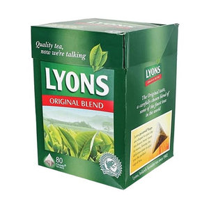 Lyons Tea, Original Blend Tea, 80 Bags (Case of 12)
