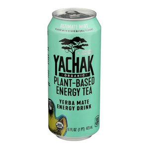 Yachak Organic, Organic Yerba Mate Ultimate Mint Tea, 16 Oz (Case of 12)