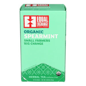 Equal Exchange, Organic Spearmint Herbal Tea, 20 Bags (Case of 6)