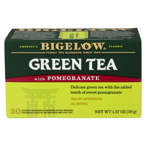 Bigelow, Green Tea with Pomegranate, 20 Bags (Case of 6)