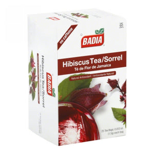 Badia, Hibiscus Tea, 25 Bags (Case of 10)