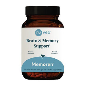 Ruved, Memoren Brain & Memory Support, 60 Caps