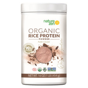 Nature Zen, Organic Rice Protein Pure Cacao, 16 Oz