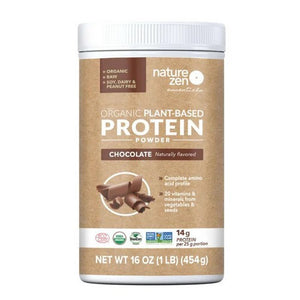 Nature Zen, Organic Plant Protein Chocolate, 16 Oz