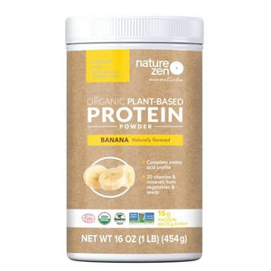 Nature Zen, Organic Plant Protein Banana, 16 Oz