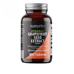Naturity, Organic Grapefruit Seed Extract, 100 Tabs
