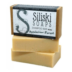Siliski Soaps, Shampoo Bar Appalachian Forest, 4.5 Oz