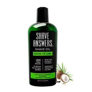 Foster and Lake, Shave Answers Shave Oil Unscented, 1
