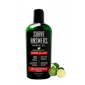Foster and Lake, Shave Answers Shave Oil Bergamot, 4 Oz