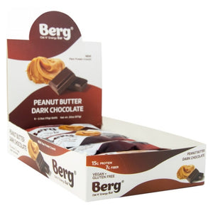 Berg Bites, Berg Bar Peanut Butter Dark Chocolate, 8 Count