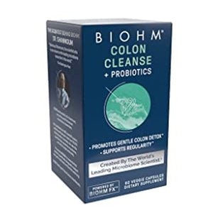 Biohm, Colon Cleanse with Probiotic, 60 Count