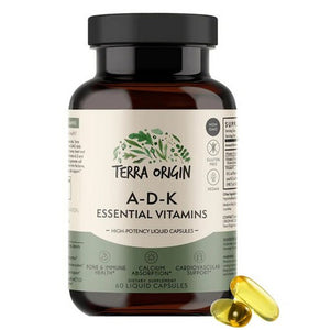 Terra Origin, ADK Essential Vitamins, 60 Softgels
