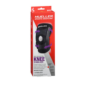 Mueller, Self-Adjusting Knee Stabilizer Black One Size, 1 Count