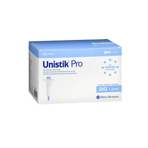 Unistik, Pro Top Activated Safety Lancets, 28G 1.2MM, 200 Count