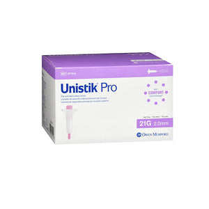 Unistik, Pro Top Activated Safety Lancets, 200 Count