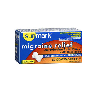 Healthmart, Migraine Relief, 50 Caplets