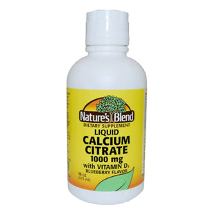 National Vitamin Co Inc, Liquid Calcium Citrate With Vitamin D3, 1000 mg, 16 Oz