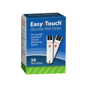 Easy Touch, Glucose Test Strips, 50 Count