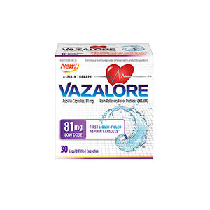 Vazalore, Aspirin  Liquid & Filled, 81 mg, 30 Caps