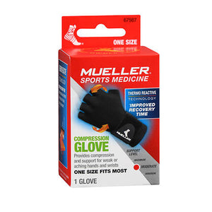 Mueller Sport Care, Sports Medicine Compression Glove Moderate, 1 Count