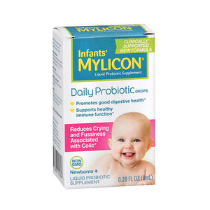 Mylanta, Infants' Daily Probiotic Supplement Drops, 0.28 Oz