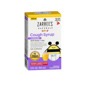 Neutrogena, Zarbee's Baby Cough Syrup + Immune Natural Cherry, 2 Oz