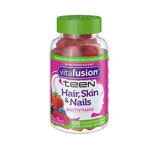 Vitafusion, Teen Hair, Skin & Nails, 100 Gummies