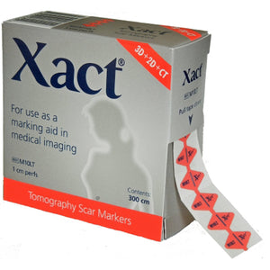 Xact, Mammography Tomosynthesis Scar Marker Xact Plastic with 1 cm Perforations, Count of 1