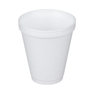 RJ Schinner, Dart Drinking Cup White Styrofoam Disposable, Count of 1000