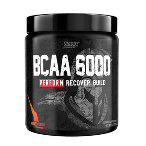 Nutrex Research, BCAA 6000 Fruit Punch, 30 Servings