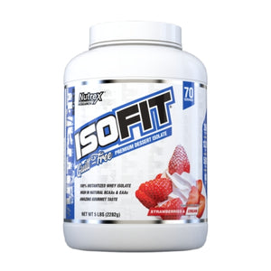 Nutrex Research, ISOFIT Strawberries & Cream, 70 Servings