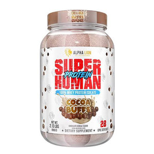 Alpha Lion, Superhuman Protein, CaCao Buffs Chocolate Cereal 28 Servings
