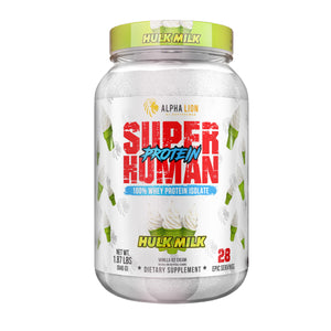 Alpha Lion, Superhuman Protein, Hulk Milk Vanilla Ice Cream 1.87 Lbs