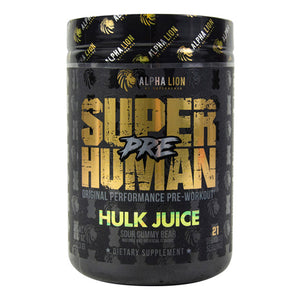 Alpha Lion, Superhuman Pre, Hulk Juice 21 Each
