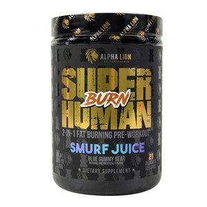 Alpha Lion, Superhuman Burn, Smurf Juice 21 Servings
