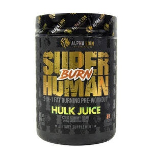 Alpha Lion, Superhuman Burn, Hulk Juice 21 Servings
