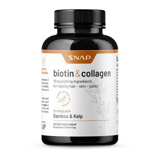 Snap Supplements, Biotin & Collagen, 60 Caps