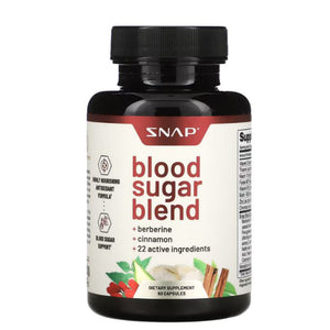 Snap Supplements, Blood Sugar Health, 60 Caps