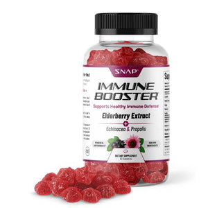 Snap Supplements, Immune Booster Elderberry Gummies, 60 Count
