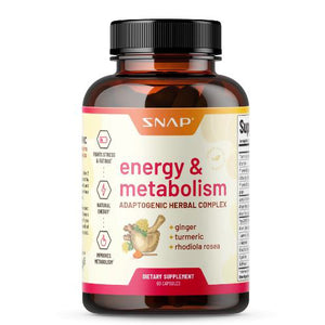 Snap Supplements, Energy and Metabolism, 60 Caps