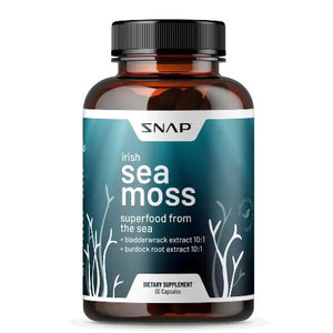 Snap Supplements, Irish Sea Moss, 60 Caps